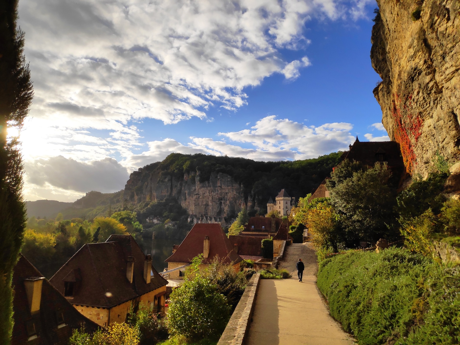 Uitzicht op la Roque Gageac