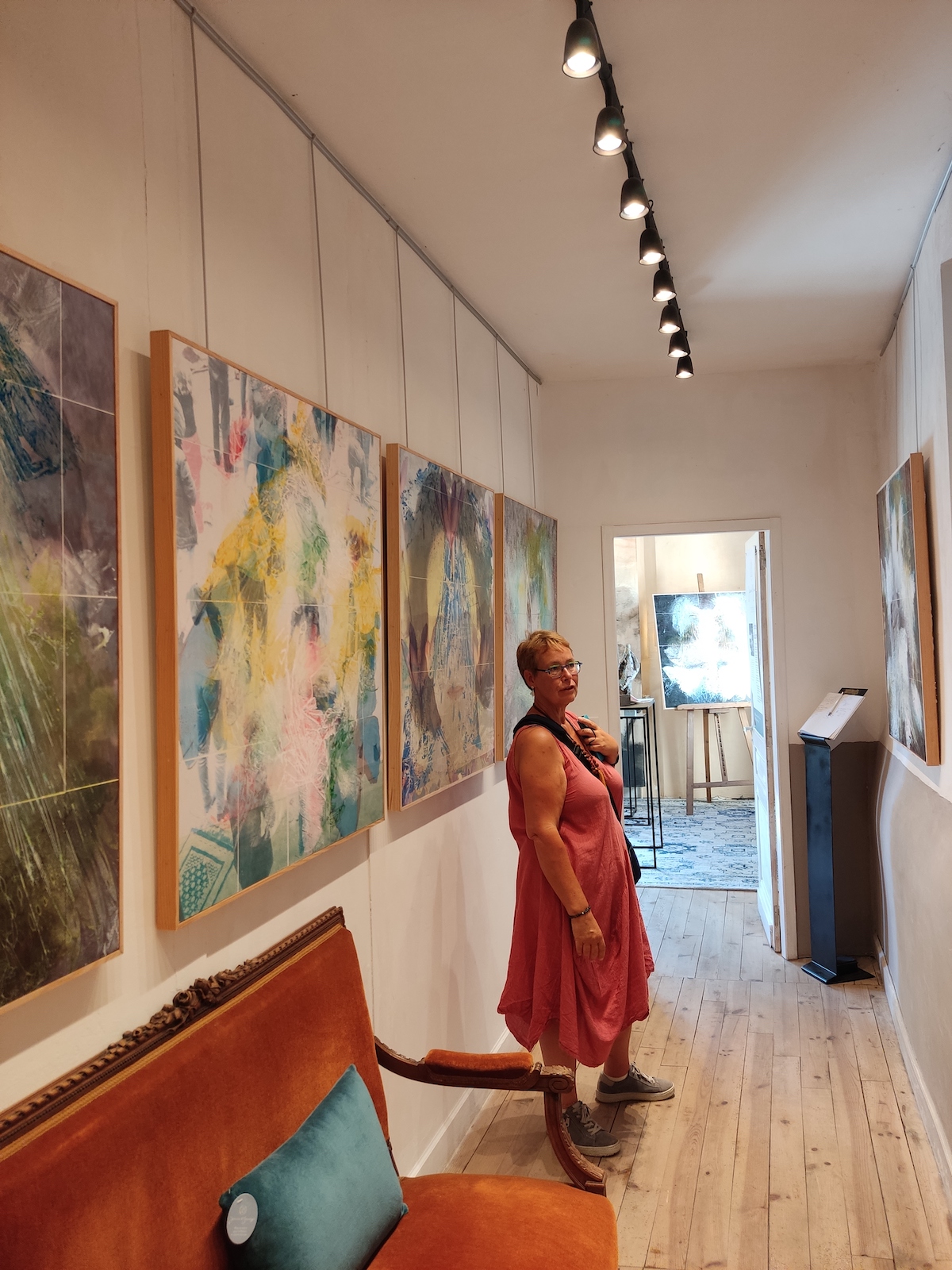 Een bezoek aan een galerie in Limeuil