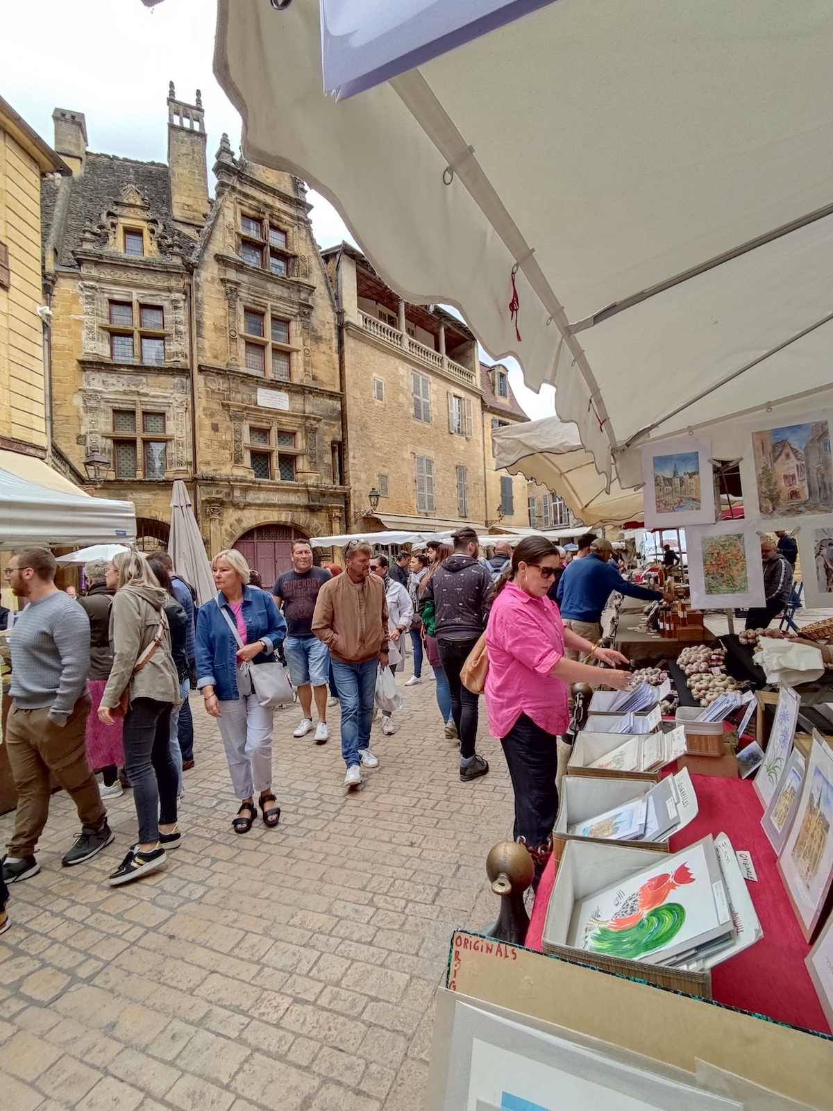 De markt in Sarlat