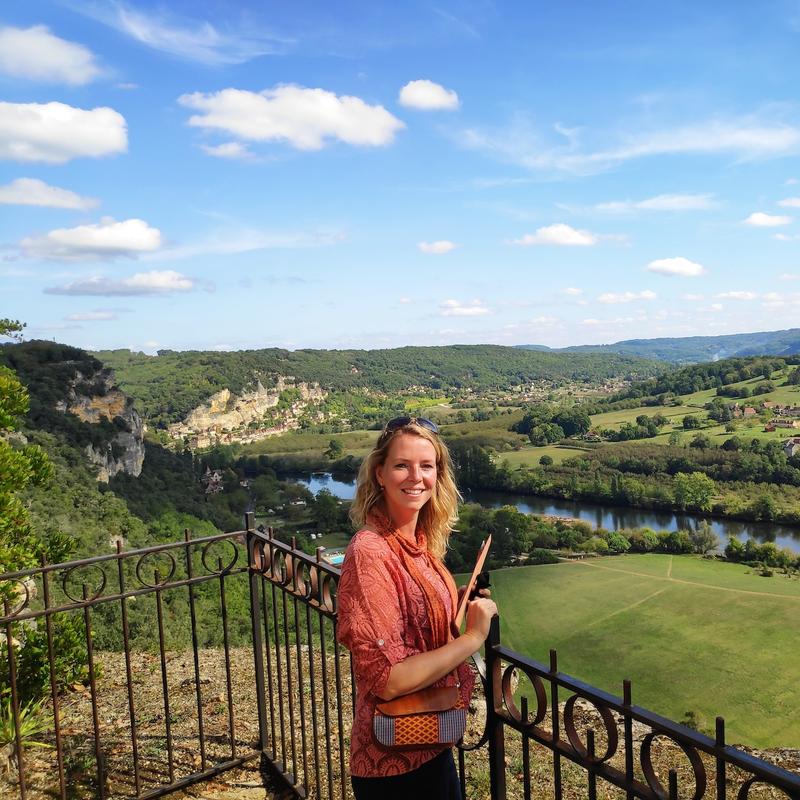 De Franse Vriendin bij Jardin de Marqueyssac