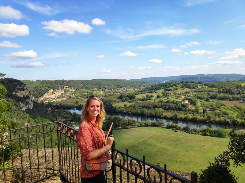 De Franse Vriendin bij Jardin de Marqueyssac