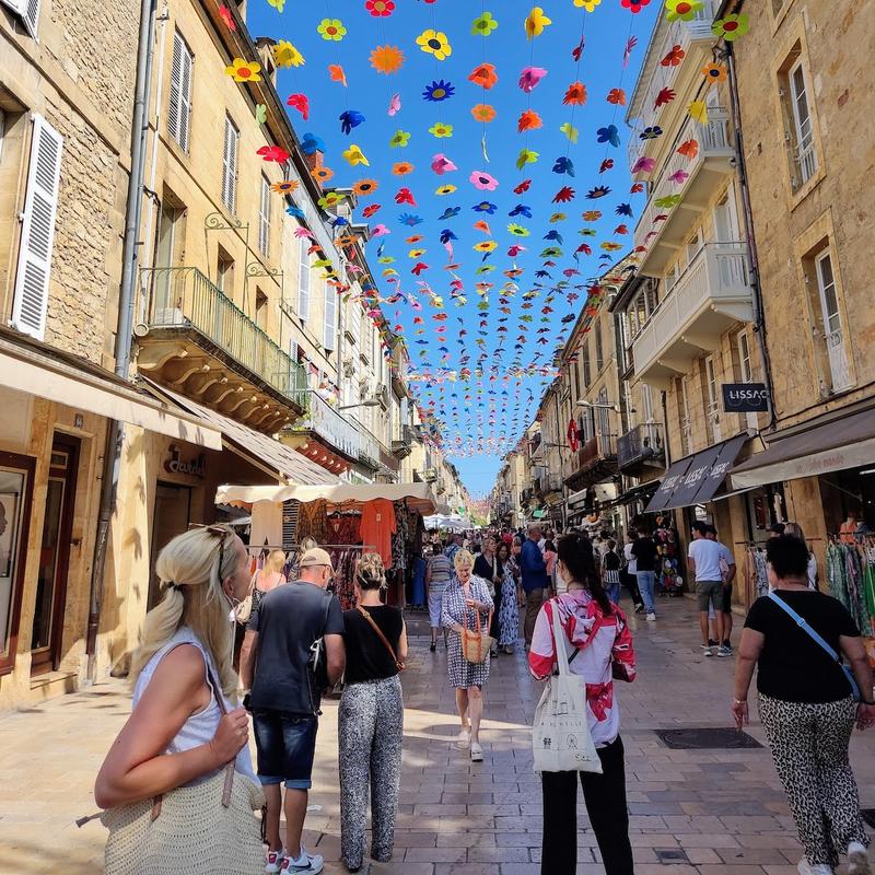 Winkelstraat in Sarlat